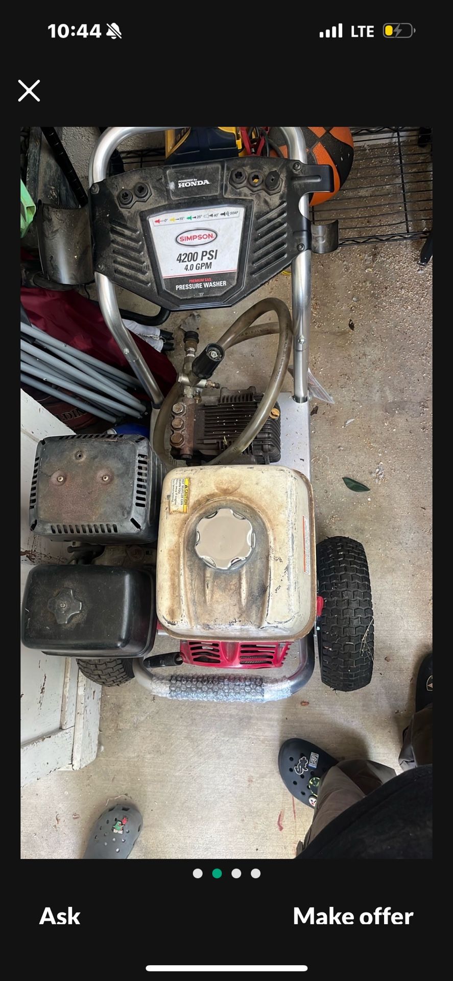 Honda Gx 390 13.5 Pressure Washer