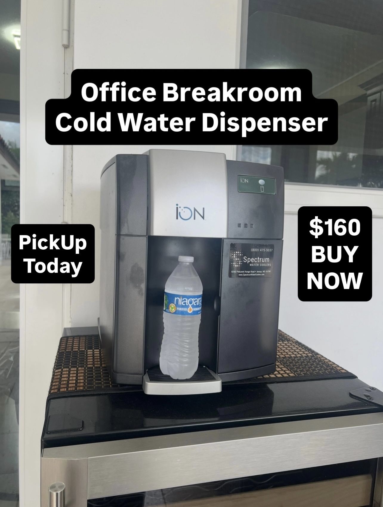 100% Working Office Breakroom Cold Water Dispenser (1 Available) Pickup Today Available