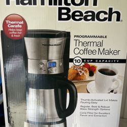 Hamilton Beach Programmable Thermal Coffee Maker