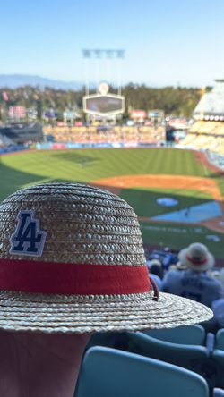 LA dodgers Luffy One piece Straw Hat