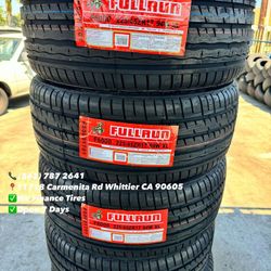 225/45R17 Fullrun All Season New Set of Tires Installed and Balanced Set de Llantas Nuevas Instaladas y Balanceadas