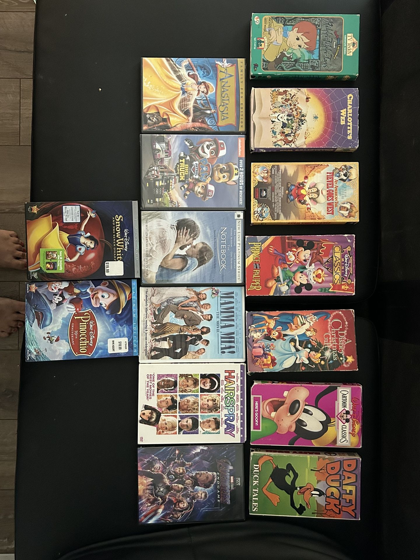 Vintage VHS And DVDs