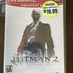 PlayStation 2 Greatest Hits 2002 Hit Man Silent Assassin. BRAND NEW FACTORY SEALED.  