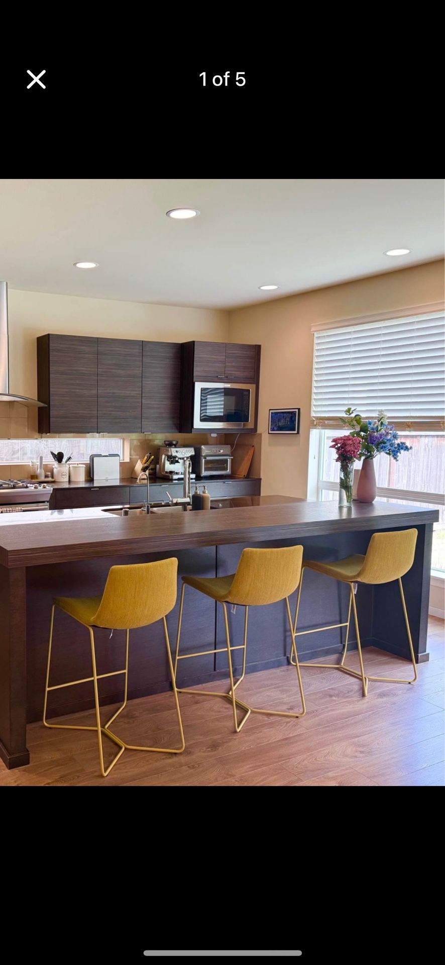 West Elm Counter Stools 3 Set