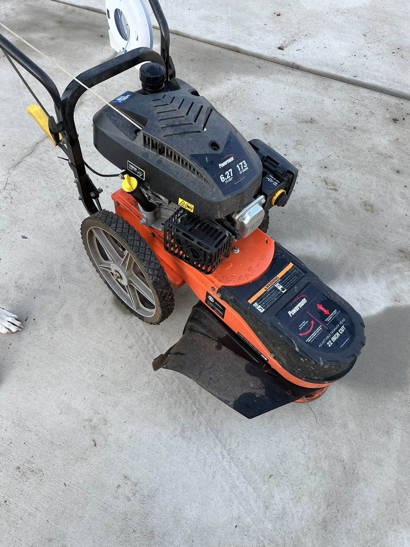 22” Walk Behind Trimmer Mower 