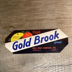 Crate Labels original vintage