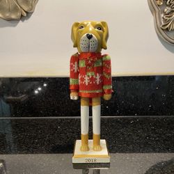 Nutcrackers Dog 2018 Holiday Sweater 8" Wooden Christmas Holiday 