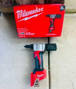 Milwaukee 2550-20 M12 12V Heavy Duty Cordless Rivet Tool (Tool Only) New