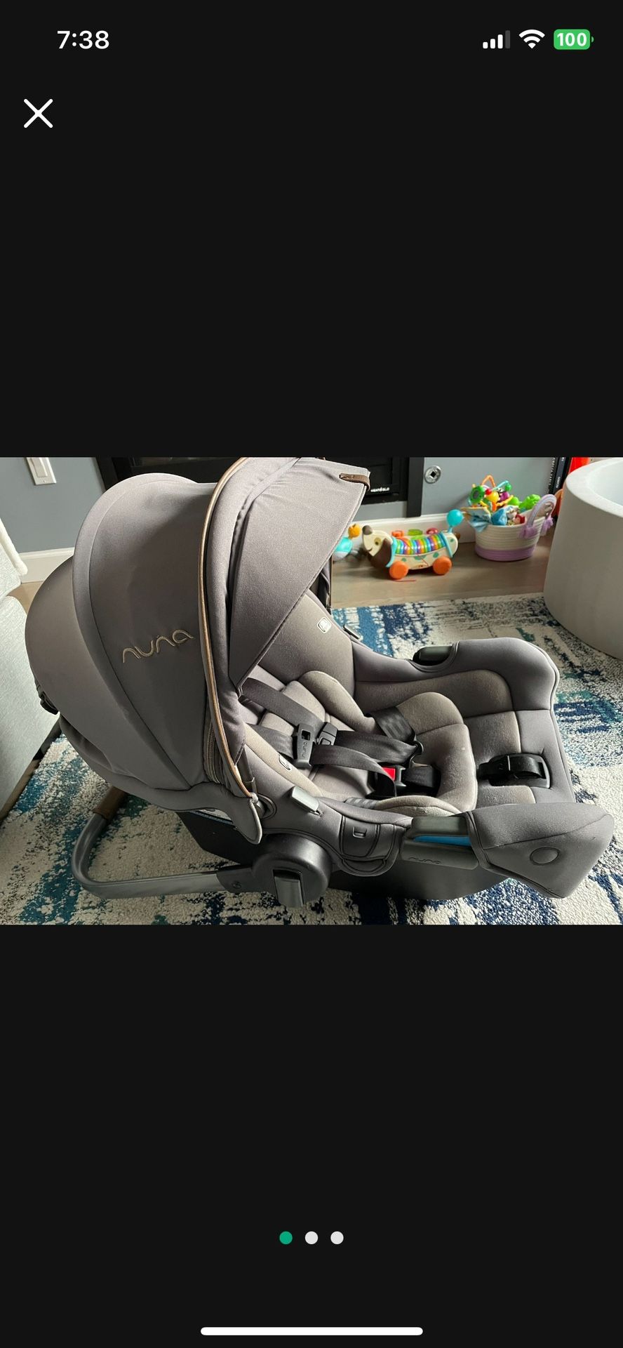 Nuna Pipa Baby Car Seat And Base $149 Or Best Offer