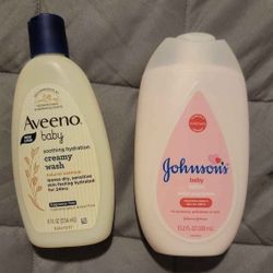 New Baby Wash And Lotion