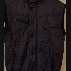 🔥 ONLY $40!! EXX COND FLAWLESS LG BLK MENS PD&C CASUAL VEST! OFFERS? 🔥