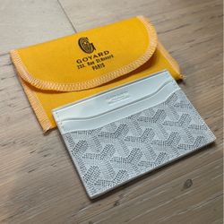 White Designer Cardholder