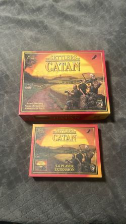 The settlers of Catan board game and extension game