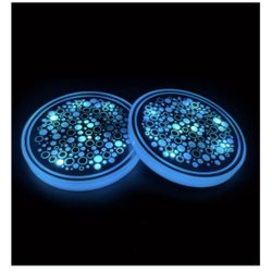 CARS FOR LUMINOUS COASTERS 2 PACK LED WITH 8 COLORS PAD