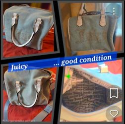 Juicy Couture Denim Satchel Handbag