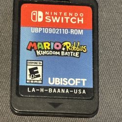 Nintendo Switch- MARIO + RabbiDs KINGDOM BATTLE GAME