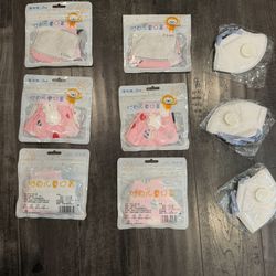 9 Kids Masks $10