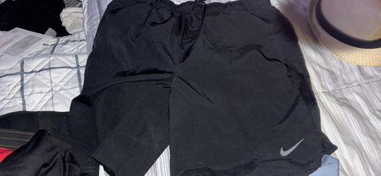 Nike Running Shorts Blue Black Silver