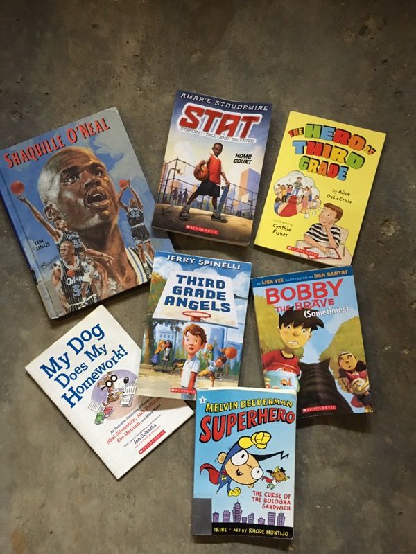 7 'boy' books. Most are NEW!!!