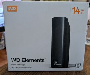 WD Elements 14TB Desktop External Hard Drive