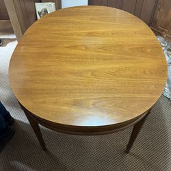 MCM Drexel Dining Table & 5 Wood Dining chairs 