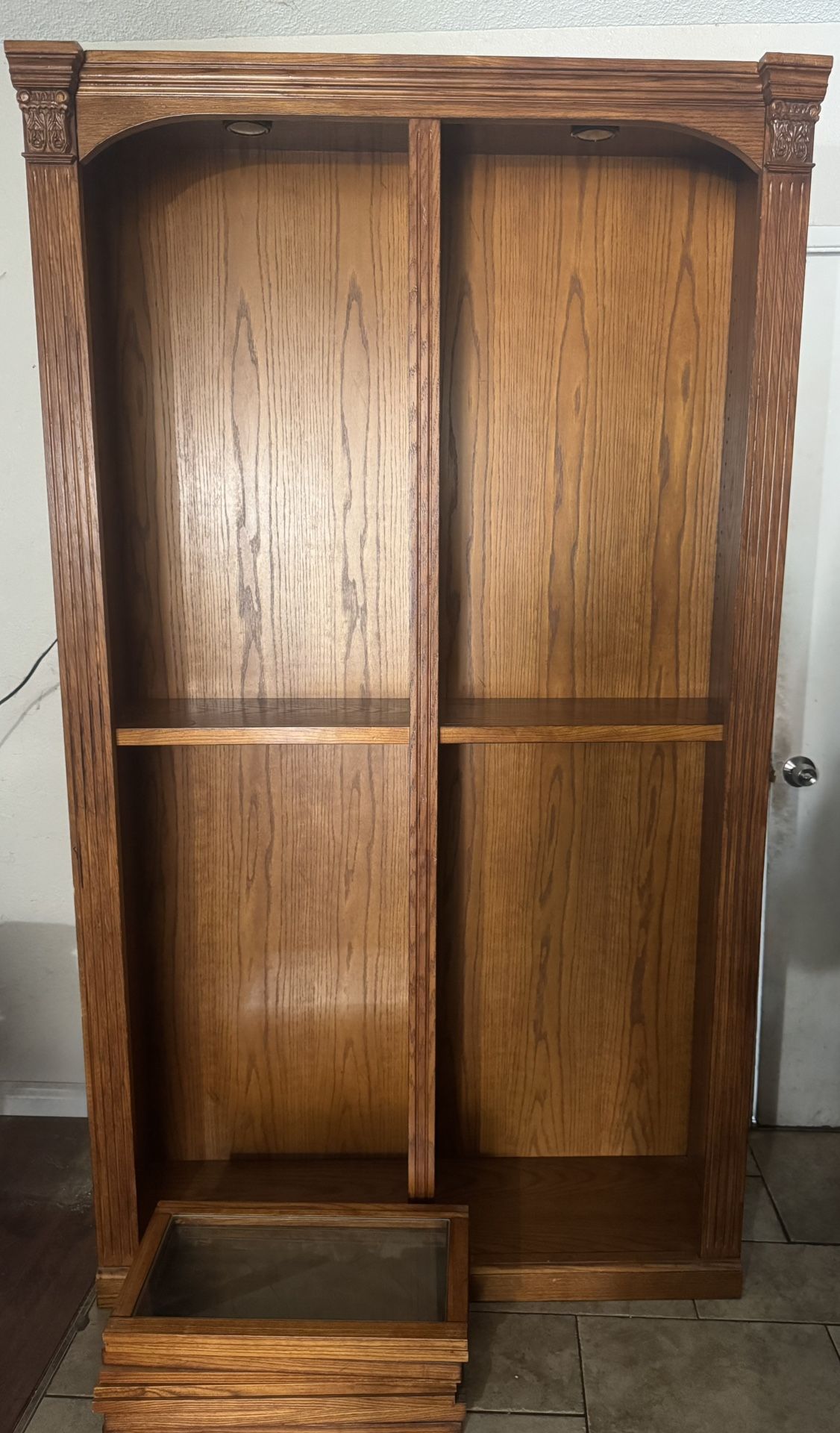 Oak Bookshelves (Two)