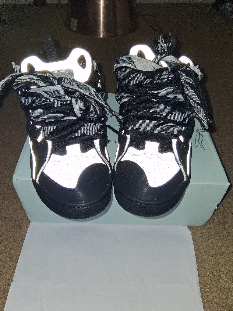 Lanvin Curb Grey Reflective Size 10 (Receipt&box)