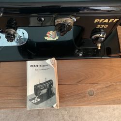 Pfaff Treadle Sewing Machine w/ Cabinet 