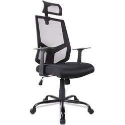 Office chair Black Contemporary Ergonomic Adjustable Height Swivel Mesh Task Chair