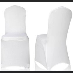 White chair covers