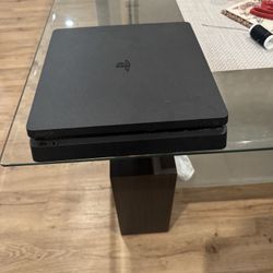 Play Station 4 . With games
