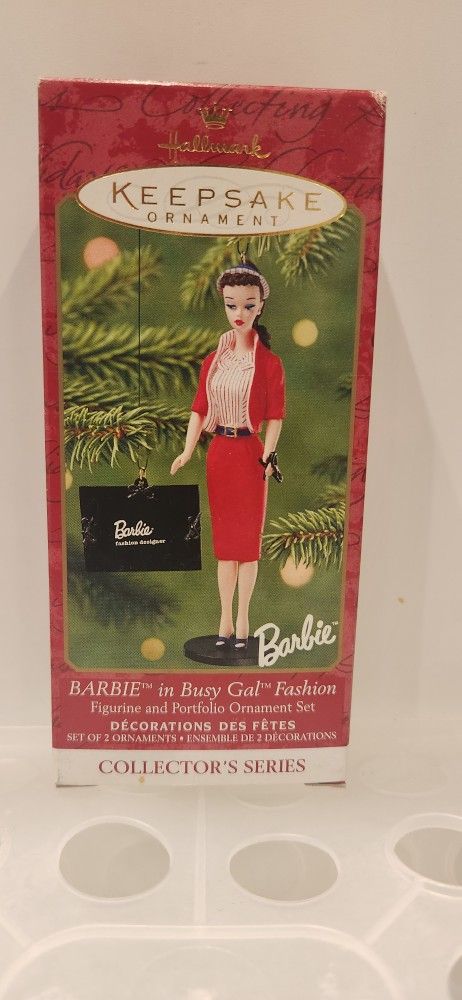 BARBIE KEEPSAKE XMAS ORNAMENT 