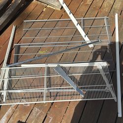 Wall shelving hanging unit