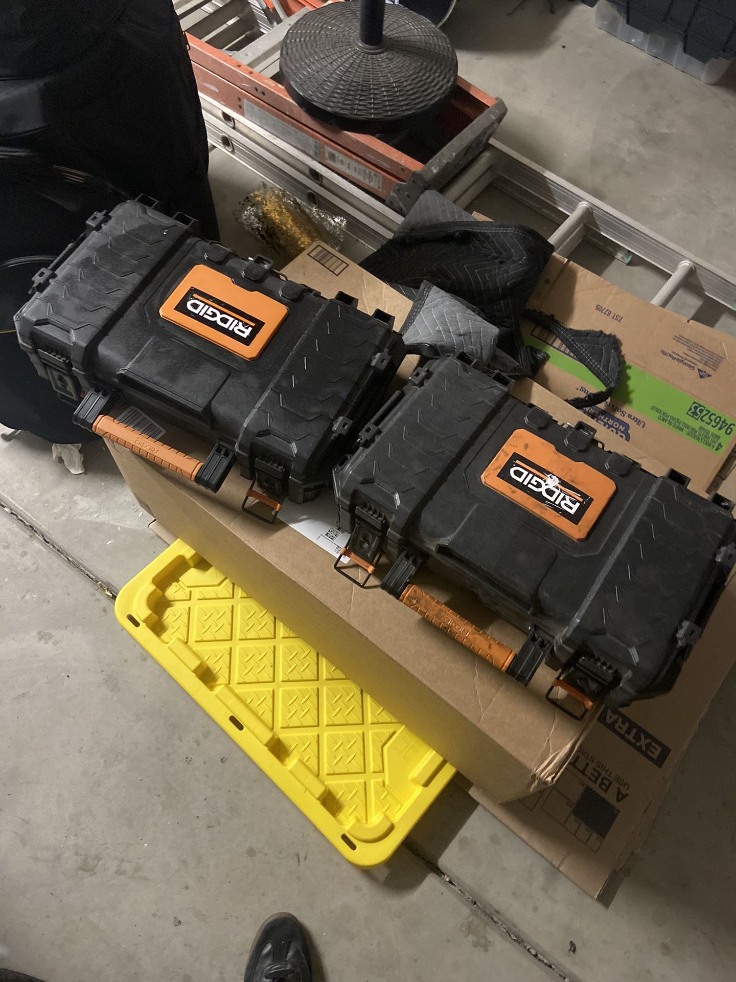 2 Ridgid Tool Boxes In Great Condition