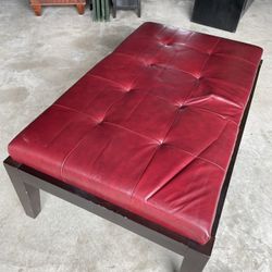 Leather Bench Coffee Table
