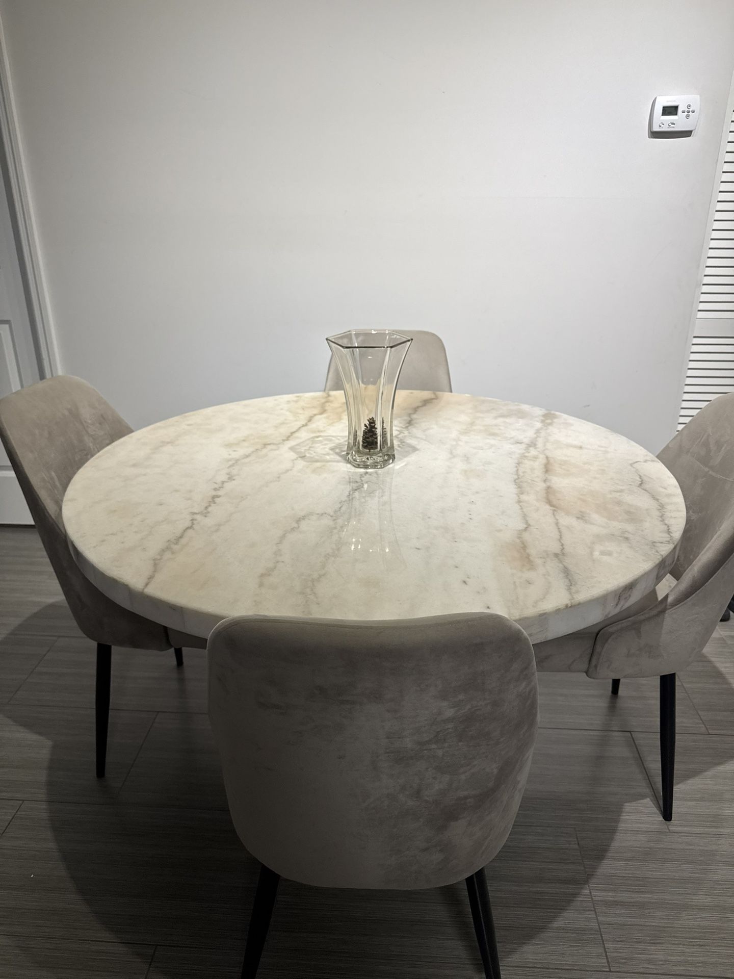 Marble Table With Chairs