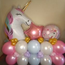 Unicorn Balloons Bouquet 