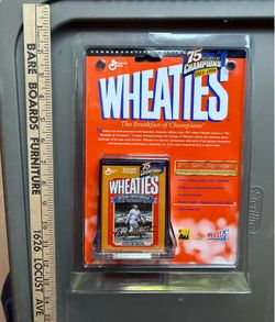 1999 Commemorative Mini Wheaties Box Babe Ruth 24k Gold Replica Signature C OF A