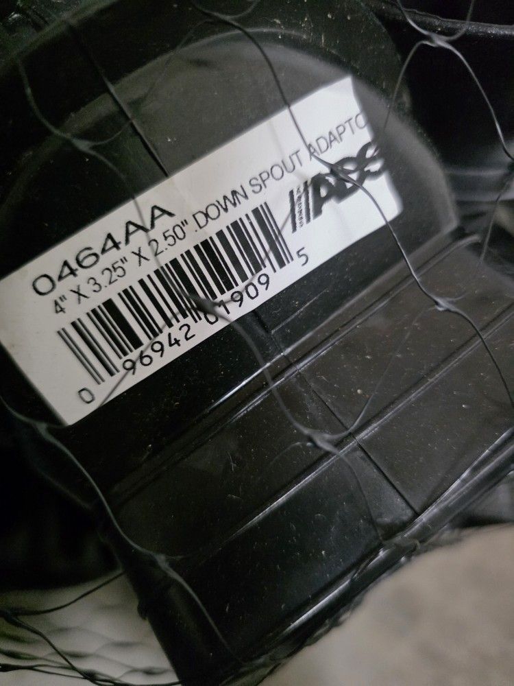 4" X 3.25" X 2.50" Downspout Adapter 