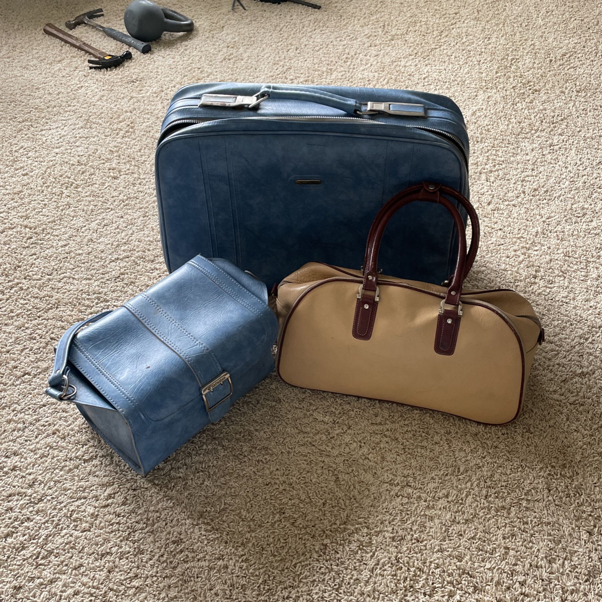 Vintage Suitcase And Carry-ons