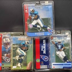 NFL Football Tennessee Titans McFarlane Figures New in Box - Early 2000's - Collector's Condition