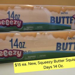 $15 ea. New, Squeezy Butter Squishy, Sunny Days 14 Oz.