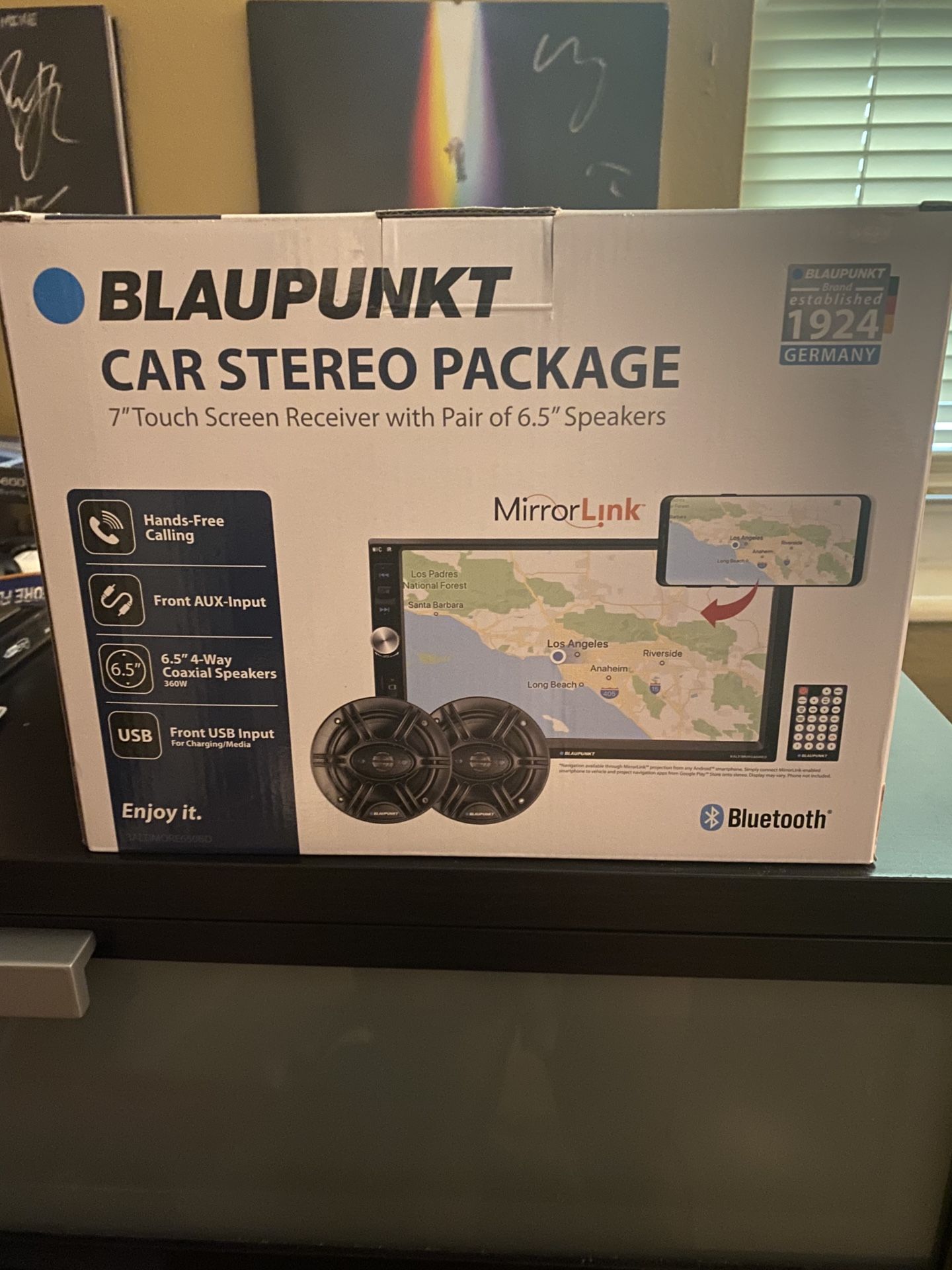 Blaupunkt Baltimore 7" Touch Screen Receiver Pair of 6.5" Speaker Car Stereo