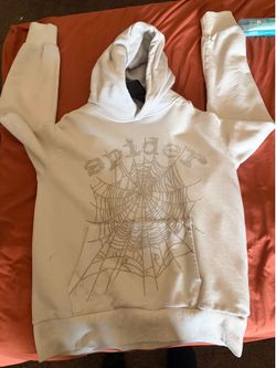 White spider hoodie