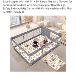 Baby toddler playpen