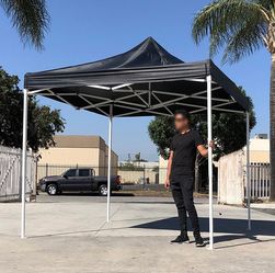(New) $99 Outdoor Easy Open Popup Canopy 10 x 10 FT Heavy-Duty w/ Carry Bag