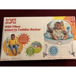 Bright starts wild vibes infant to toddler rocker