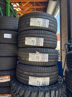 235/45/18 Kumho 4 New Tires Installed and balanced