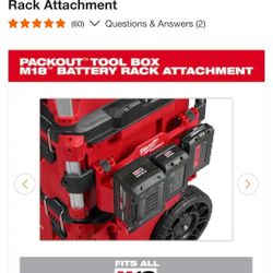 Milwaukee Packout Battery Holders M18 And M12 Brand New 