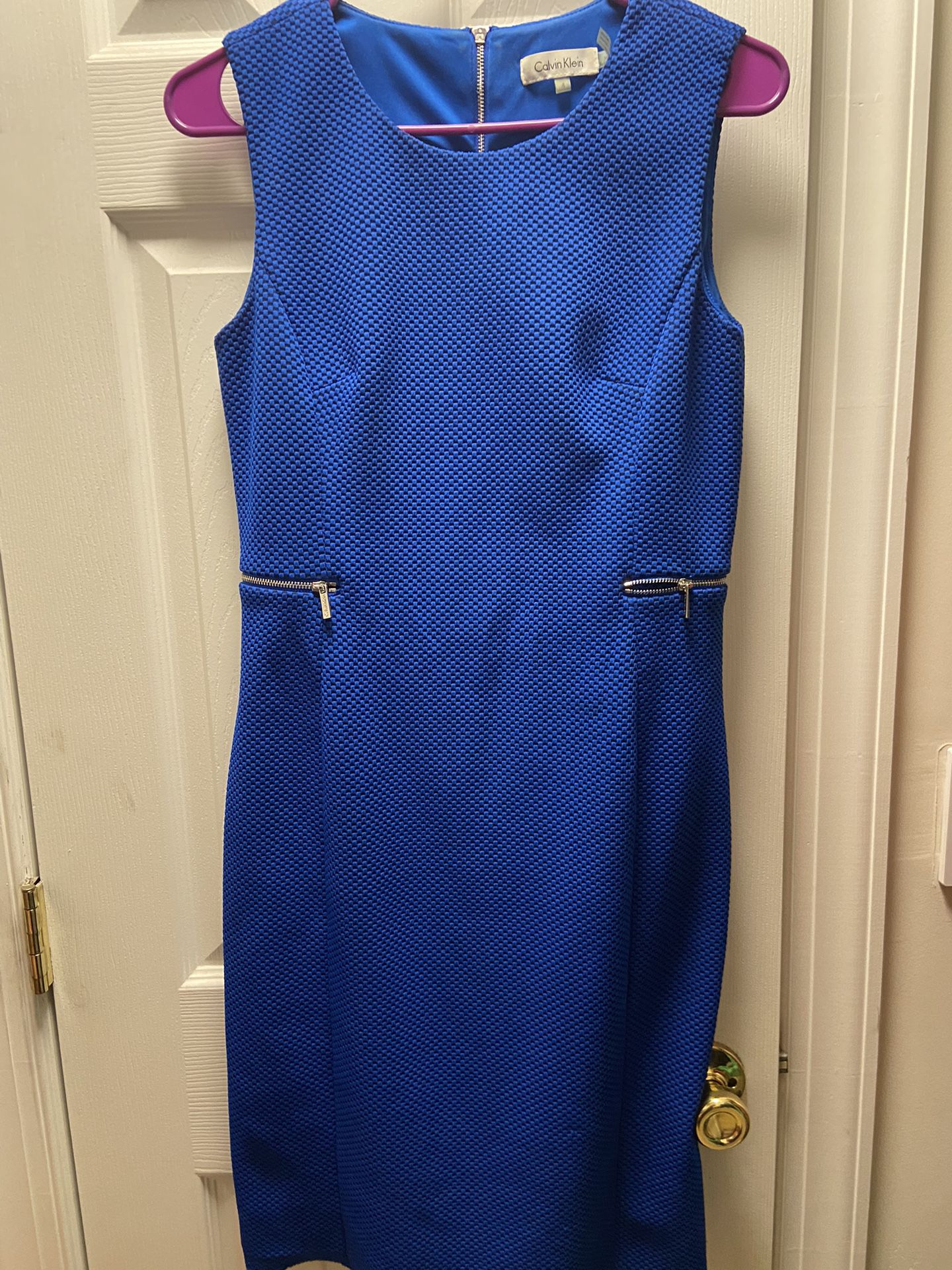Calvin k Blue Dress 
